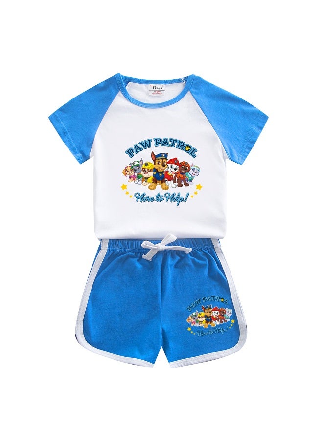 KUYING New Wang Wang Team Children's Casual Fashionable Two-Piece Set