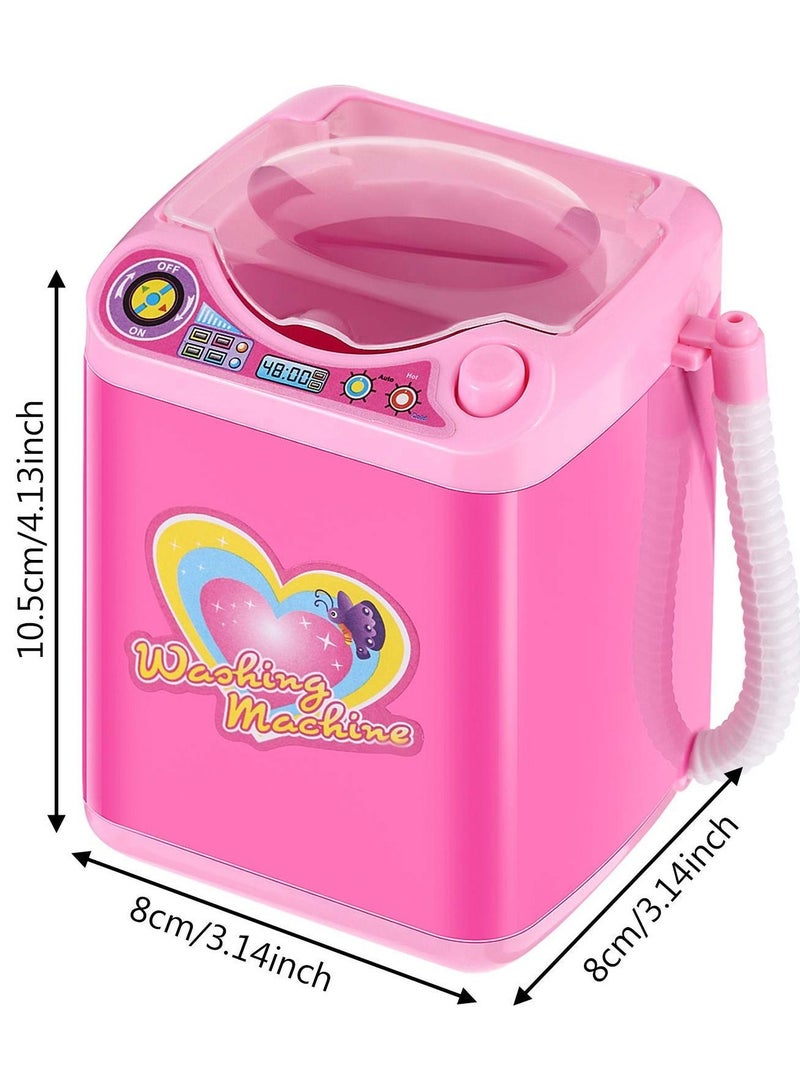 ORiTi جهاز تنظيف فرش المكياج الصغير من البلاستيك، إسفنجة غسيل أوتوماتيكية كهربائية - Image 2