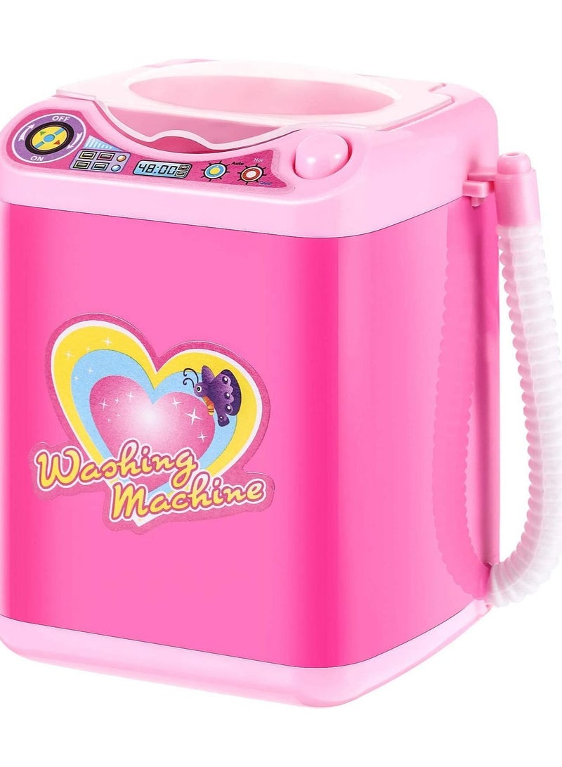 ORiTi جهاز تنظيف فرش المكياج الصغير من البلاستيك، إسفنجة غسيل أوتوماتيكية كهربائية - Image 1