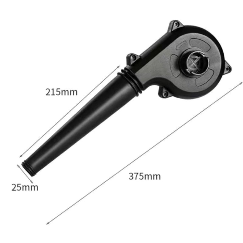 Angle Grinder Conversion Blower Compact Metal and ABS Handheld Electric Blower for Industry and Home - Image 4
