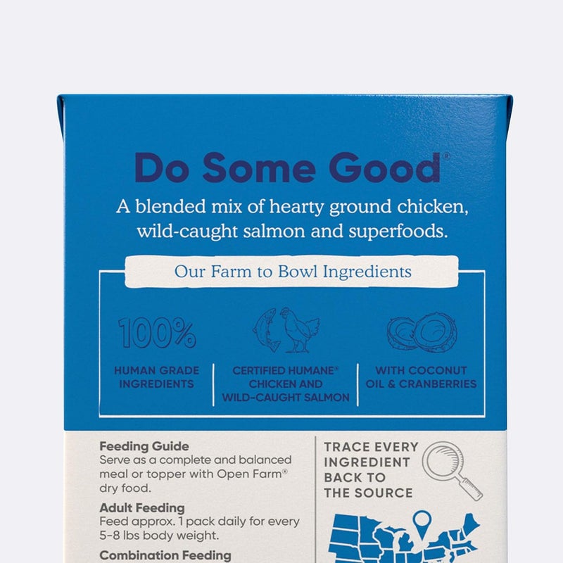 Open Farm طعام قطط رطب من مزيج دجاج وسالمون أوبن فارم - 155 جرام - Image 3