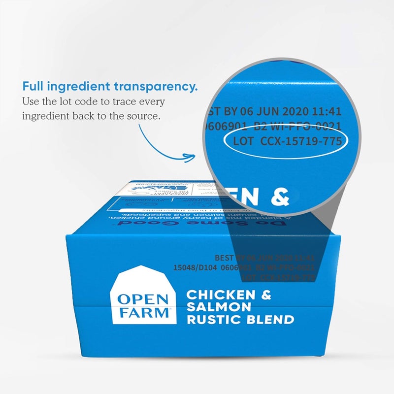 Open Farm طعام قطط رطب من مزيج دجاج وسالمون أوبن فارم - 155 جرام - Image 4