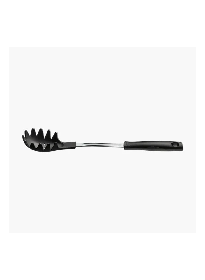 TRAMONTINA Tramontina Easy Black Nylon Pasta Server with Stainless Steel Shank and Black Polypropylene Handle