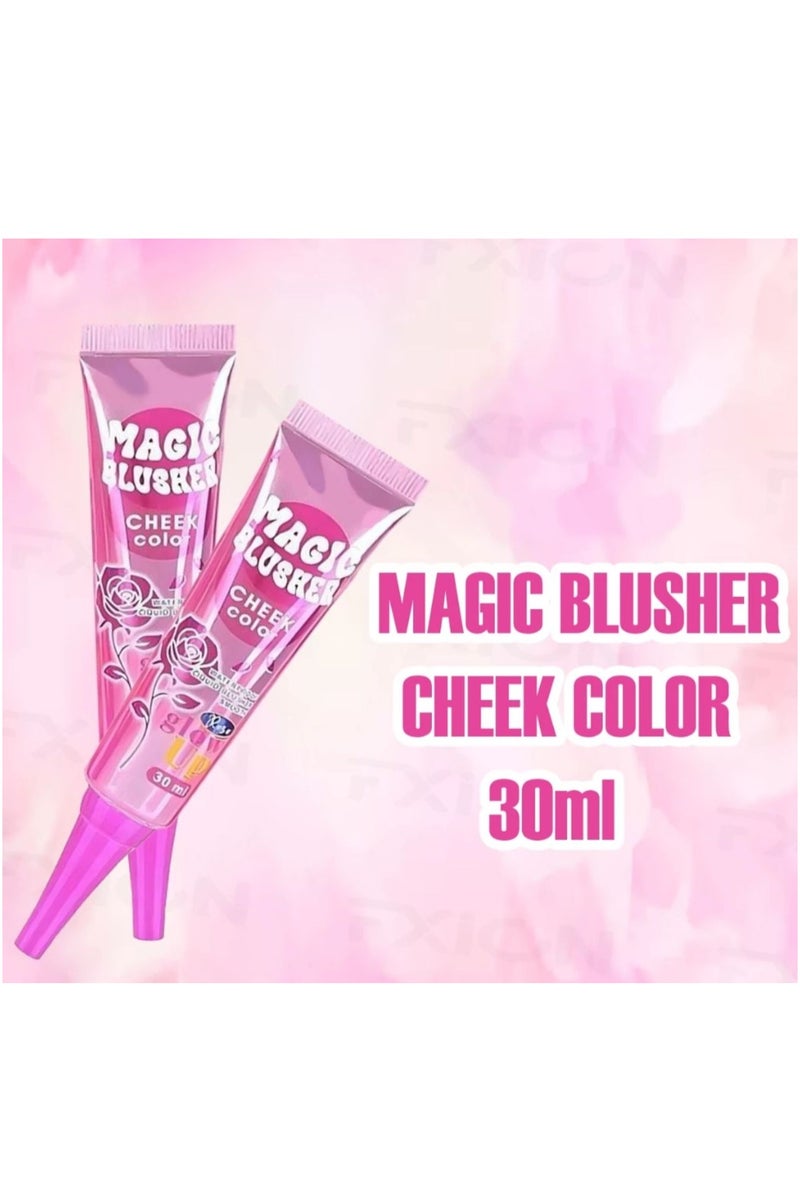 Kiss Beauty Magic Blusher Cheek Color Rose Glow Up - 30ml  - Image 4