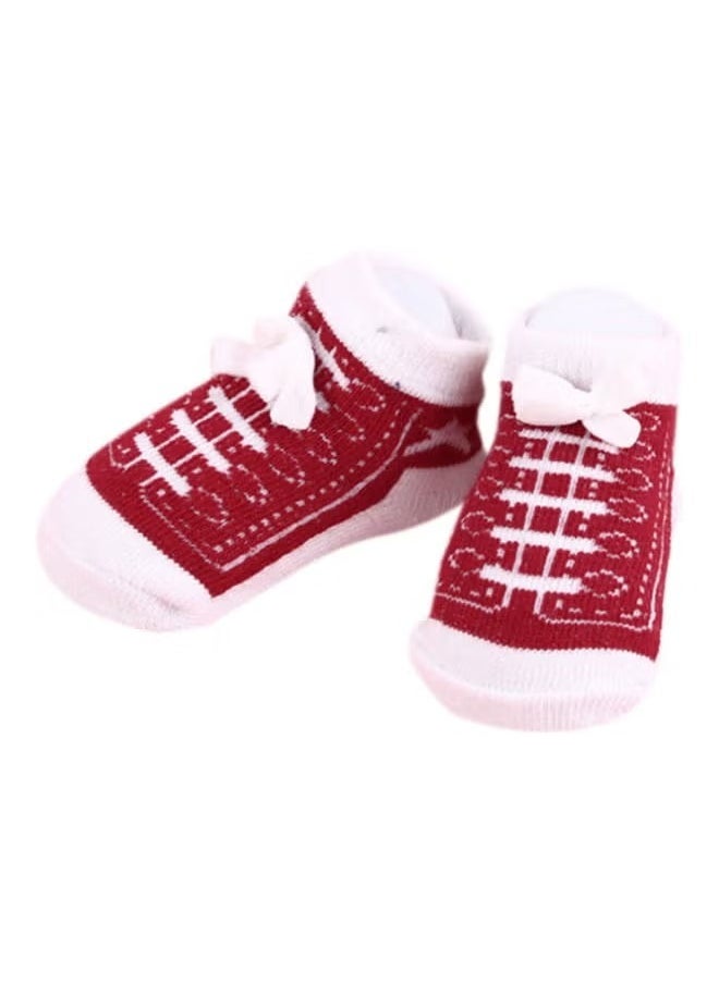 Generic - 5 Pairs of Baby Cotton Socks Breathable Sweat-Absorbent and Skin-Friendly Cotton Socks - Image 1