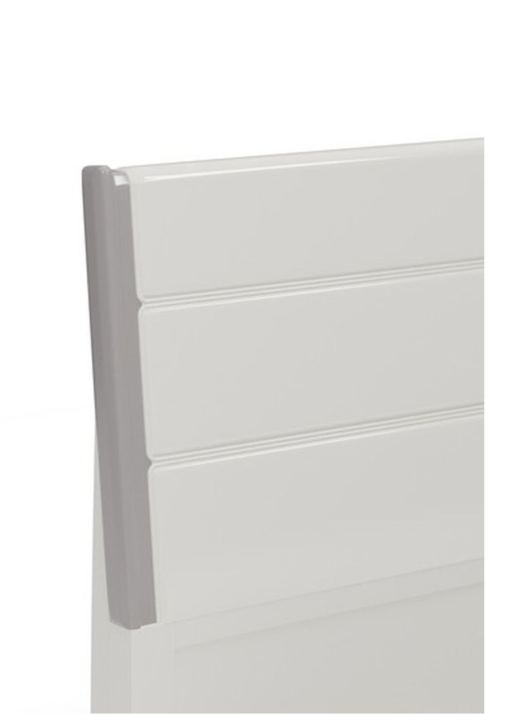 ROYALOAK Royaloak Oliver King Size Bed | MDF Construction | King-Size Bed | Leatherette Upholstery | Elegant High-Gloss Finish | Modern Design | Durable & Long-lasting  - Image 4