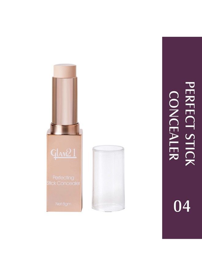 Glam 21 Glam21 Perfecting Stick Concealer ; Enriched With Vitamin E ; Contouring & Highlighting ; Lightweight Makeup ; Natural Matte Finish8Gm 04 - Image 3