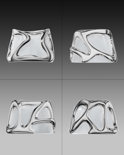 dagaladoo Metal Translucent 1U Keycaps for Mechanical Keyboard,Transparent Keyboard caps Shine Through, 1U Silvery Clear Key caps Replacement for RGB mx Key Cap(only one keycap) - Image 3