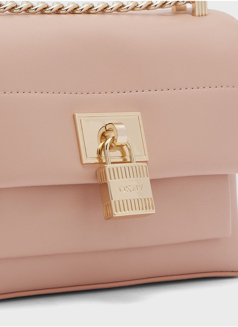 DKNY - Evie Small Flap Over Crossbody Bags - Image 1
