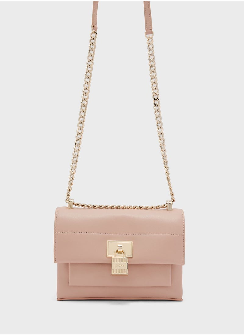 DKNY - Evie Small Flap Over Crossbody Bags - Image 1