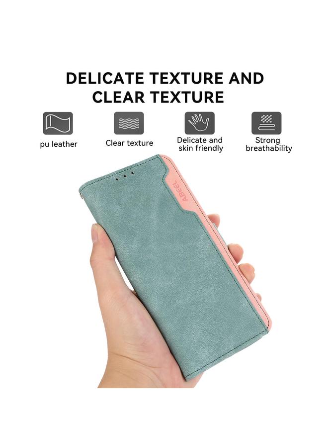S-TOP Case For Redmi K80 / K80 Pro ABEEL Color Block Magnetic RFID Leather Phone Case - Image 4