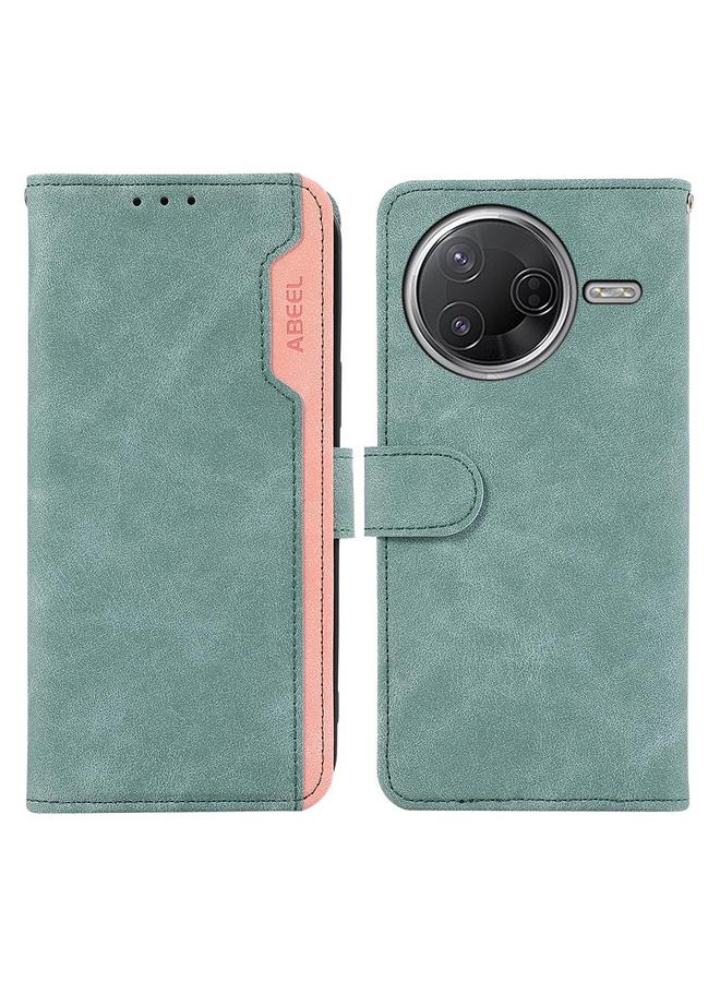 S-TOP Case For Redmi K80 / K80 Pro ABEEL Color Block Magnetic RFID Leather Phone Case - Image 1