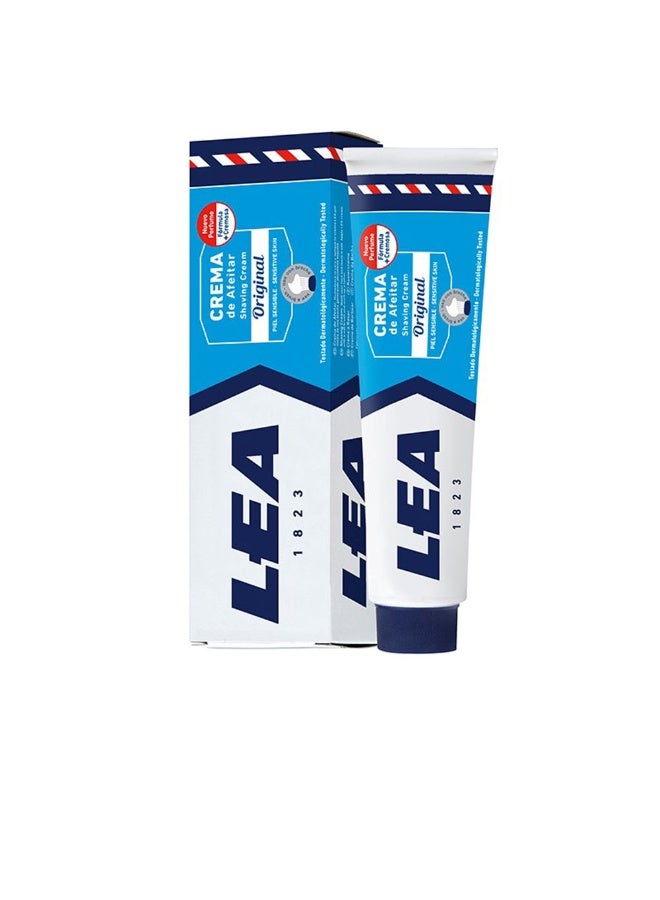 Lea Sensitive Skin Shaving Cream with Brush 100g - Image 1