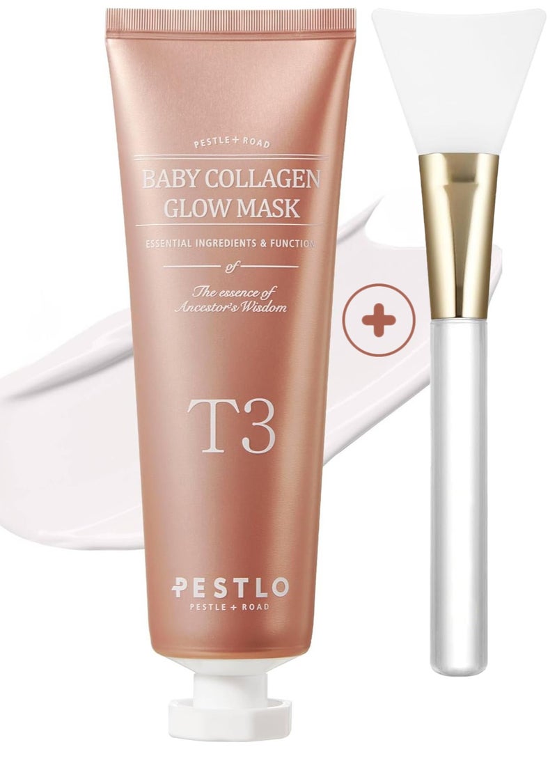 Baby Collagen Glow Mask - Korean Face Mask Skincare for Elasticity, Firmness, Radiant Skin, Pore Care, Infused with Reallagen, Aginon, Volufiline - pzsku/Z50B1FBF37B54AF1C6F2DZ/45/1741093731/0dd977b0-8d00-4136-be04-5d09ece42ca1