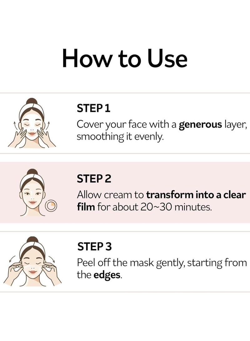 PESTLO PESTLE ROAD Baby Collagen Glow Mask - Korean Face Mask Skincare for Elasticity, Firmness, Radiant Skin, Pore Care, Infused with Reallagen, Aginon, Volufiline - Image 4