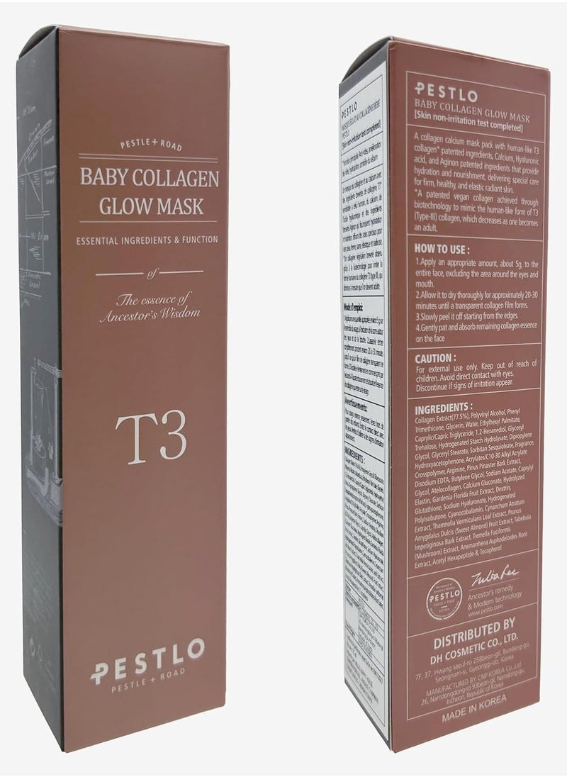 Baby Collagen Glow Mask - Korean Face Mask Skincare for Elasticity, Firmness, Radiant Skin, Pore Care, Infused with Reallagen, Aginon, Volufiline - pzsku/Z50B1FBF37B54AF1C6F2DZ/45/1741093801/6aab8426-446e-46cd-995a-f8ffe43fe119