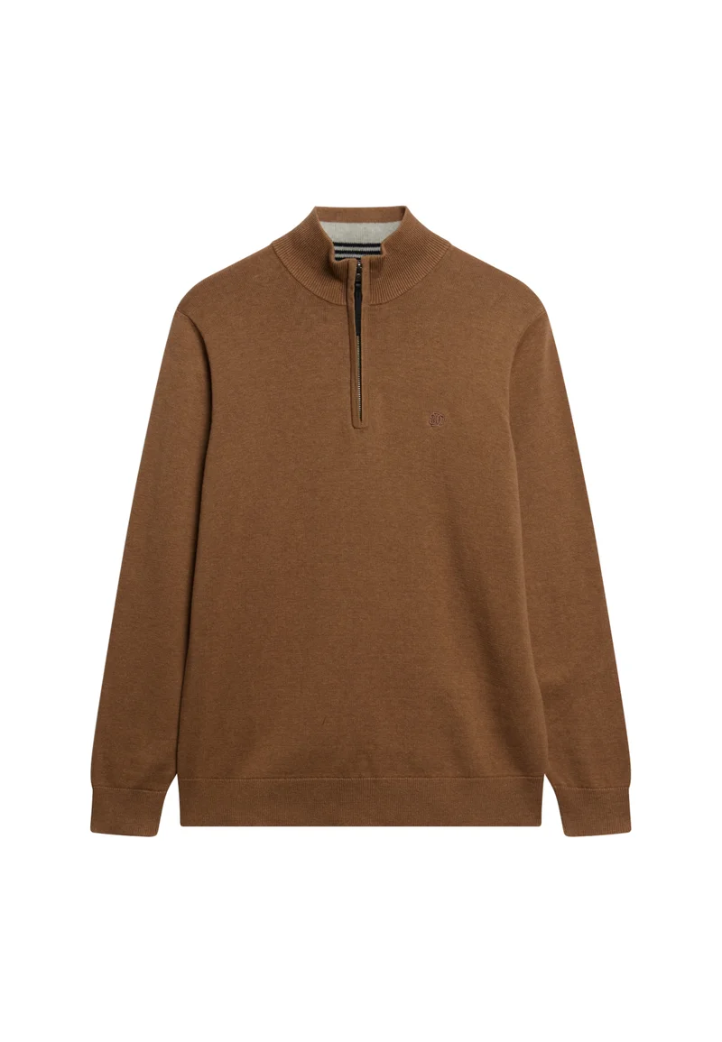 Superdry Essentials Cotton Half Zip Jumper