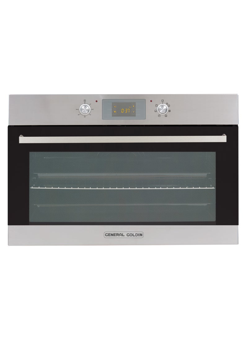 General Goldin - General Goldin Built-In Electric Oven, Large Capacity, 73 Liter, With Grill , 6 Cooking Program, Digital Screen, 90x60cm, Timer, 2 Fans, 2 Trays , Easy To Clean Material, High Quality - Image 1