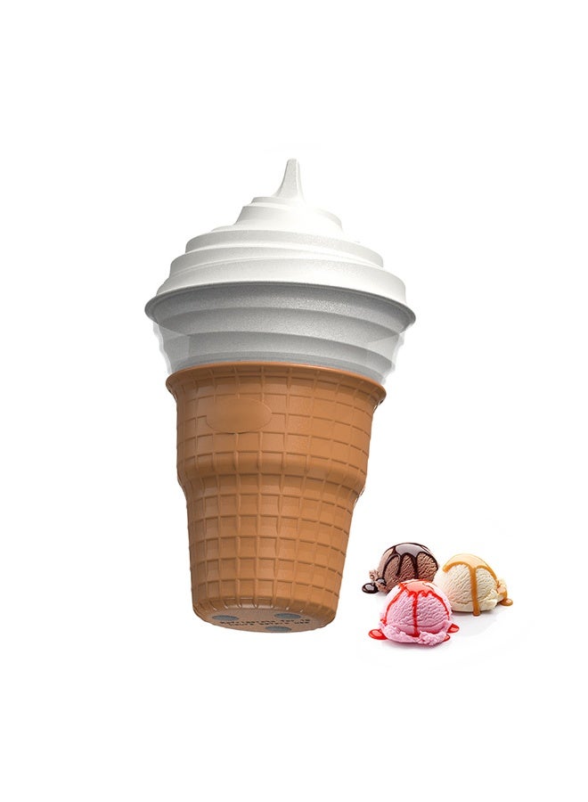 M MIAOYAN Ice Cream Maker, DIY Smoothie Maker, Snow Magic Ice Cream Maker, DIY Smoothie Cooler Cup with Lid for Kids, Friends and Family - Image 1