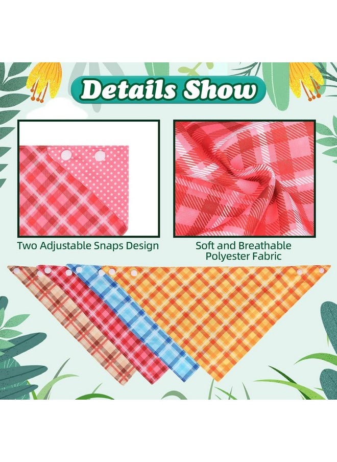 PAWCHIE PAWCHIE Dog Bandanas Small Reversible Styles Pet Triangle Scarf Bibs - Adjustable with Two Snaps - Kerchief Set Accessories for Dogs, Puppy, Cats  - Image 5