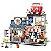 TOY PLAYER محل تاكويكي الياباني في الشارع - كتل بناء مصغرة MOC - ألعاب يابانية إبداعية للفتيات من 6 إلى 12 سنة - 722 قطعة - لعبة بناء لمحاكاة العمارة - فكرة هدية للأطفال والبالغين - Image 2