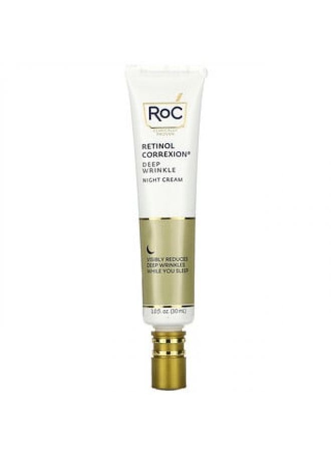 RoC - RoC Retinol Correxion Deep Wrinkle Night Cream 1 fl oz 30 ml - Image 1