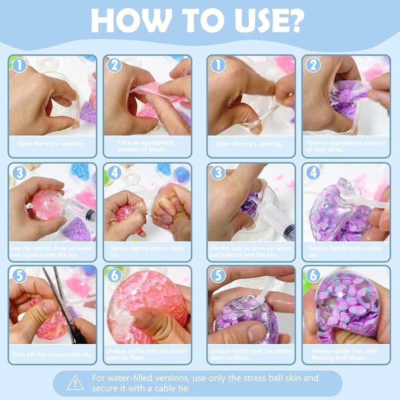 جيو مجموعة صنع مرن 14 جلدية TPR DIY لعب فنية - Image 4