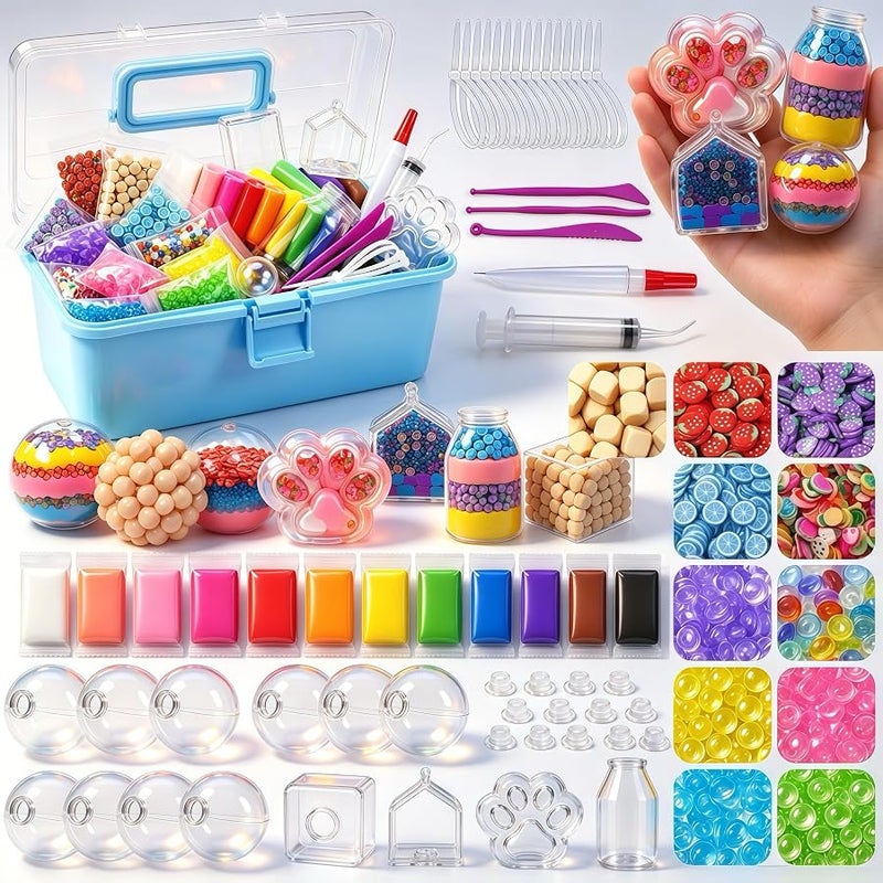 جيو مجموعة صنع مرن 14 جلدية TPR DIY لعب فنية - Image 1