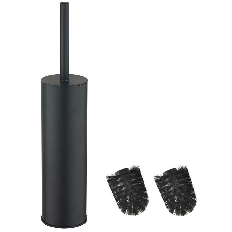 BGL 304 Stainless Steel Long Bucket Stand Round Toilet Brush Holder black