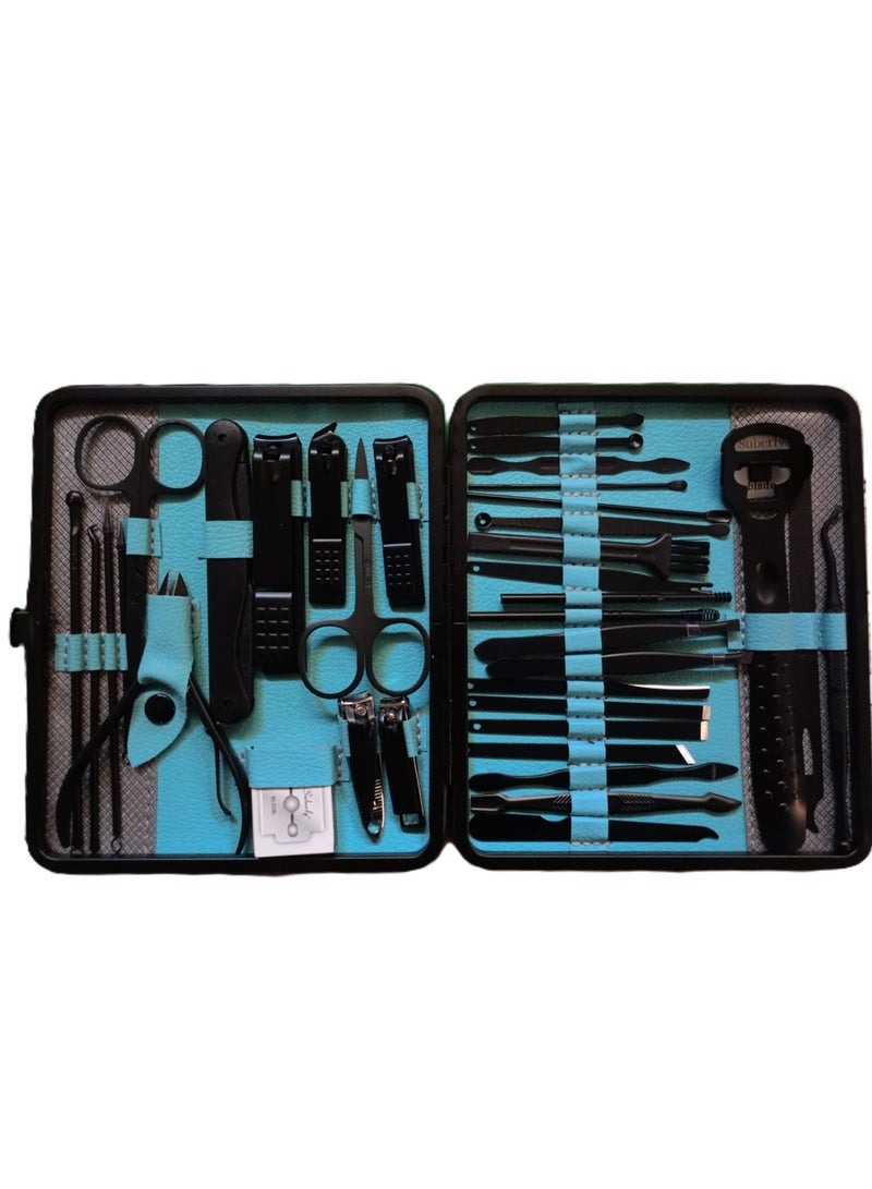 Nail Clipper Manicure Set, Manicure Pedicure Kit Professional, Travel Manicure Set for Women Men, Manicure & Pedicure Tools & Accessories, Nail Care Tool with Travel Bag, Set 36 in 1