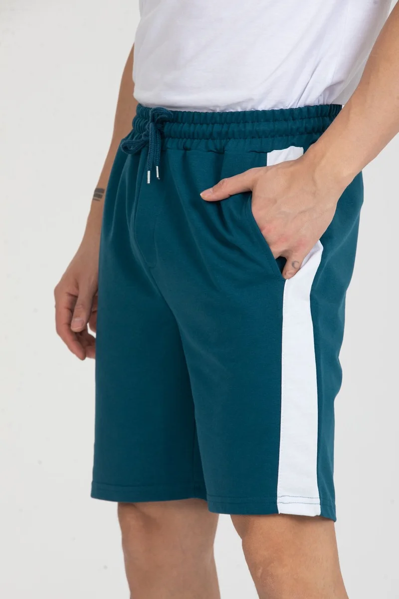 توينتي3 Men's Basic Stripe Detailed Pocket Shorts
