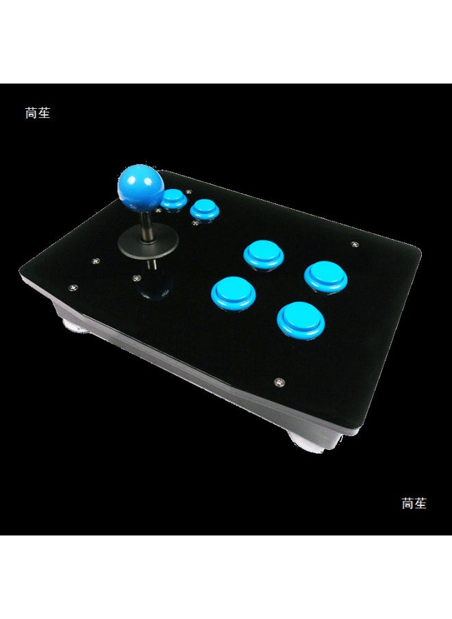 General Rocker Round Gear King Rocker Rocker Android Mobile Phone Rocker Arcade Play Space Game Rocker E-Sports-Product Color:(mobile Phone + Computer) Two-character Standard  - Image 4