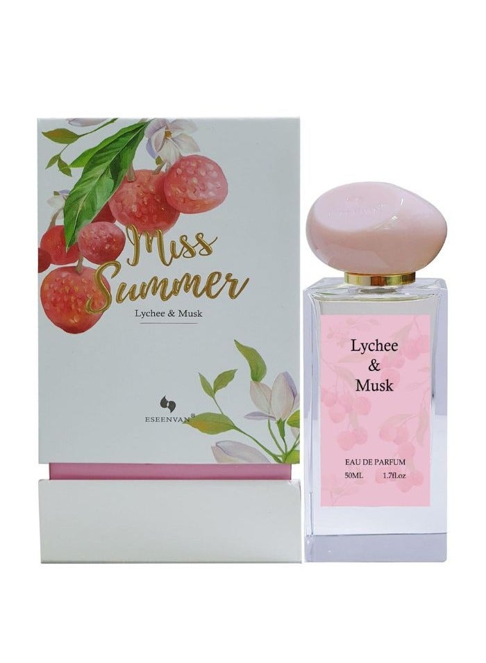 ESEENVAN MISS SUMMER - LYCHEE & MUSK for Women EDP 50ml - Image 2