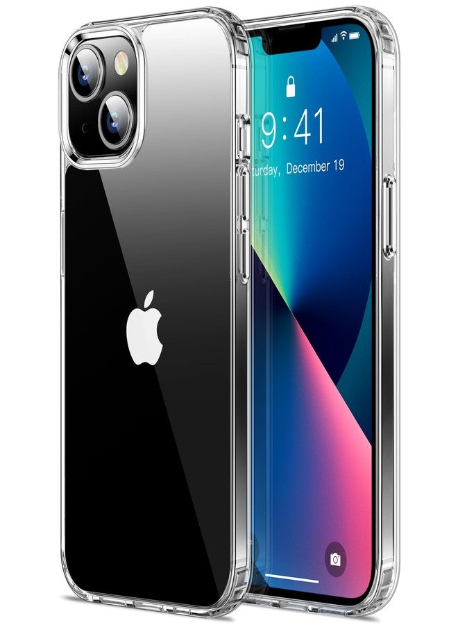 HOOMIL Case for iPhone 13 6.1-Inch, Non-Yellowing, Drop Protection, Anti-Scratch Transparent Hard Back Phone Cover - Crystal Clear - Image 1