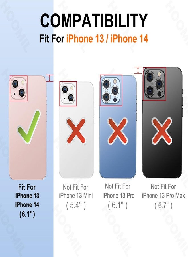 HOOMIL Case for iPhone 13 6.1-Inch, Non-Yellowing, Drop Protection, Anti-Scratch Transparent Hard Back Phone Cover - Crystal Clear - Image 2