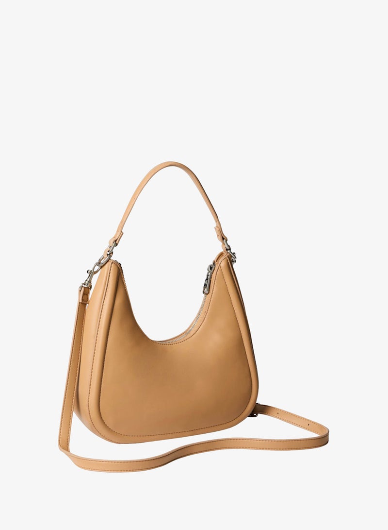 CALVIN KLEIN Contrast Monogram Crossbody Hobo Bag - Image 2