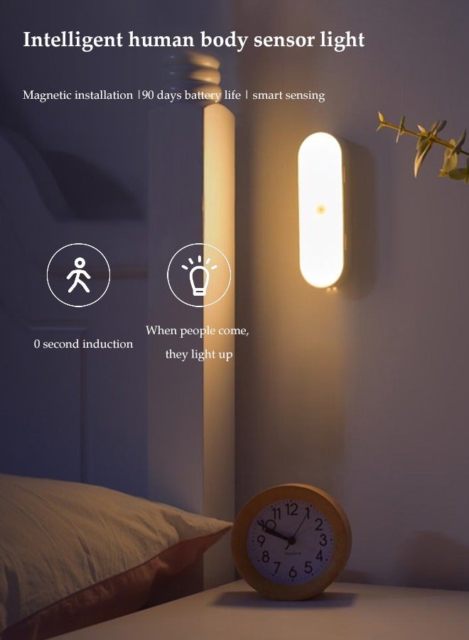 DUNISO Under Cabinet Light,Wireless Wall Mounted Bedside Lamp，Closet Rechargable Light,For Cabinet, Hallway, Stairway And More,500mah(14cm) - Image 2