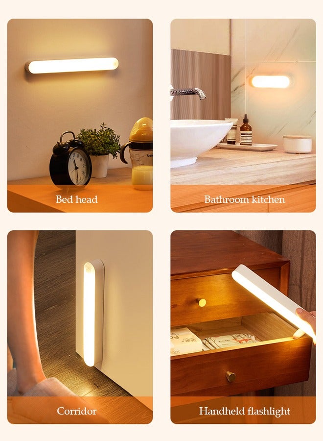 DUNISO Under Cabinet Light,Wireless Wall Mounted Bedside Lamp，Closet Rechargable Light,For Cabinet, Hallway, Stairway And More,500mah(14cm) - Image 5