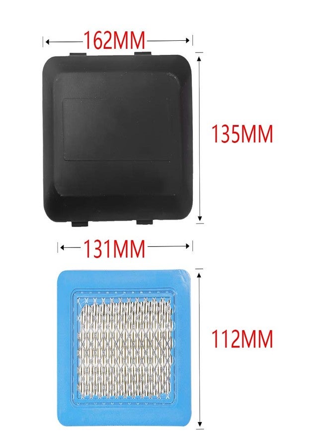Anxingo فلتر هواء Anxingo 17211-ZL8-023 مع غطاء تنظيف 17231-Z0L-050 لمحركات هوندا GCV135، GCV160، GCV190، HRB216، HRB217، HRR216، HRS216، HRT216، HRX217، غسالات الضغط، جزازات العشب اليدوية، مع شمعة احتراق - Image 2