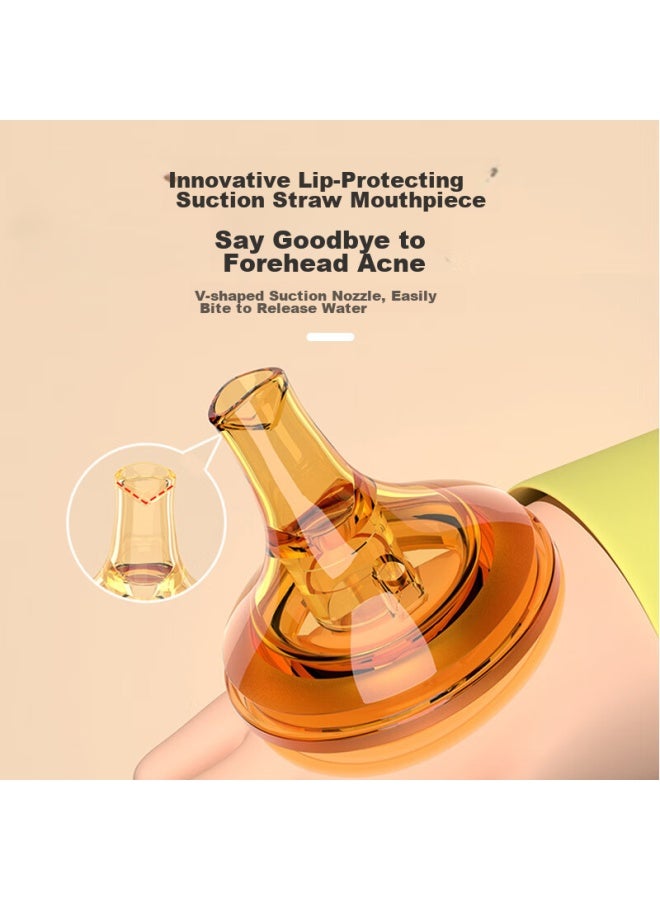 Bao Shi Baoshi Bottle Straw Accessory Suitable For Pigeon Wide-neck Bottles With Gravity Ball, Nano Silver Duck-bill + Straw Tip - Image 4