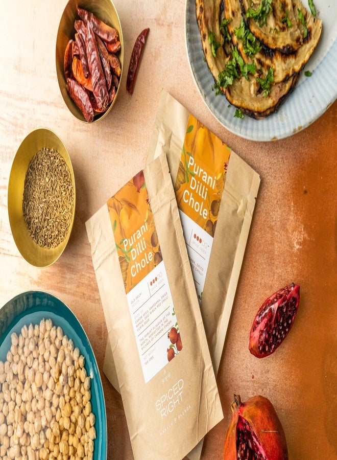 Spiced Right Purani Dilli Chana/Chole Masala Powder (200 Gm) Blended with Traditional Indian Spice & Flavors for an Authentic Taste | Best for Cooking Sabji, Chhole, Chana, & Chickpeas - Image 4