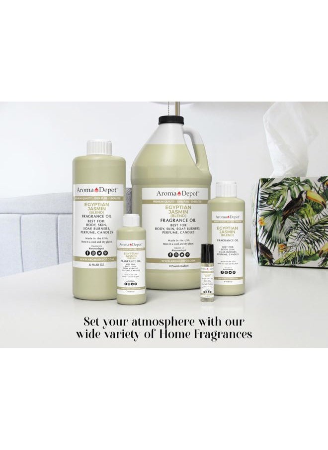 Aroma Depot Egyptian Jasmine 4 oz. Fragrance Oil I Perfume I Skin Oil I Scented Oil. DIY Projects Such as Candles, Bath Bombs, Body Butters, Creams & Lotions. Few Drops in The Diffuser, Burners, or Warmers.  - Image 4