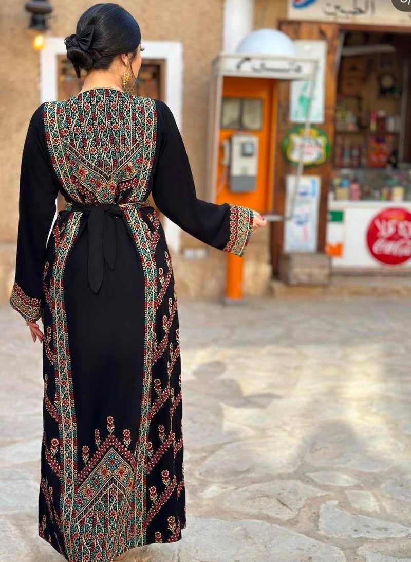 برايدس جلابية ملكيةتطريز ينبض بالفخامة والأصالة" - Image 2