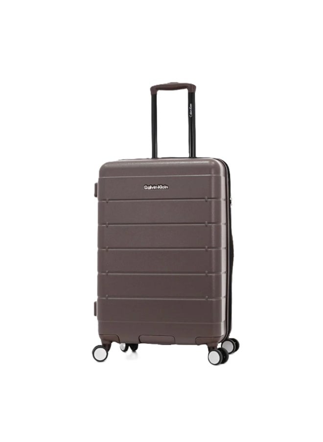 CALVIN KLEIN Palisades Hardside Luggage on Wheels for Unisex | Ultra Lightweight ABS on with Spinner Wheels 4 Color Brown  - Image 1