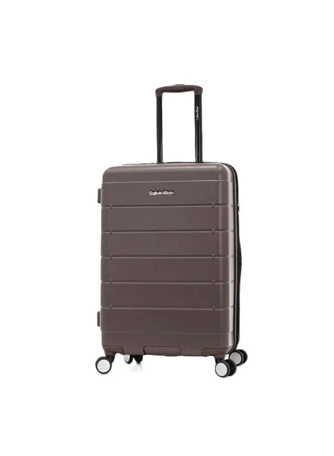 CALVIN KLEIN Palisades Hardside Luggage on Wheels for Unisex | Ultra Lightweight ABS on with Spinner Wheels 4 Color Brown