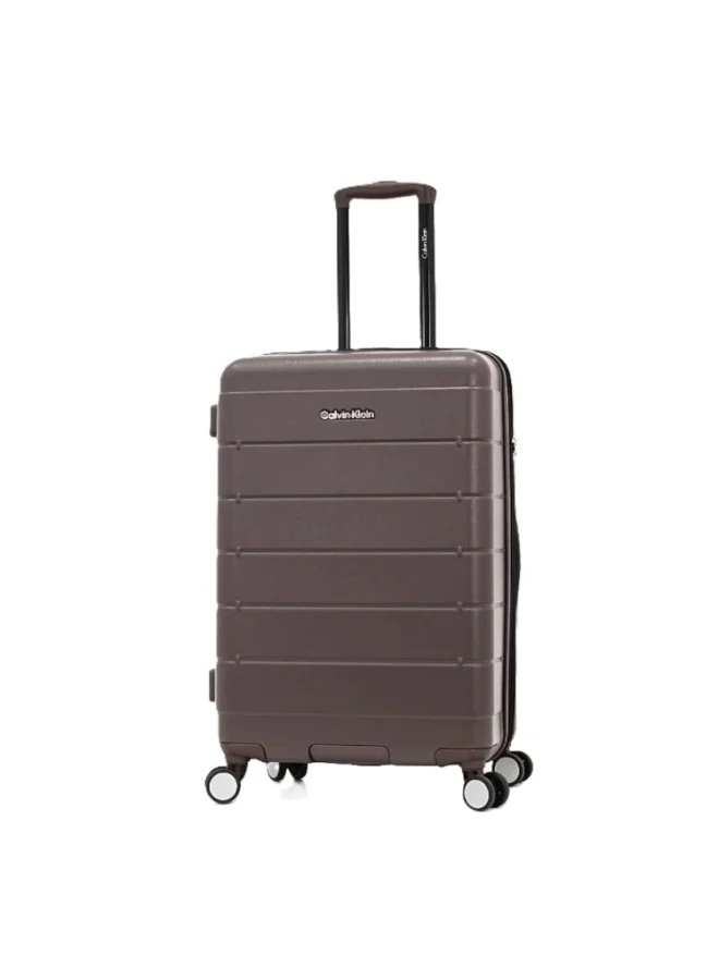 CALVIN KLEIN Palisades Hardside Luggage on Wheels for Unisex | Ultra Lightweight ABS on with Spinner Wheels 4 Color Brown