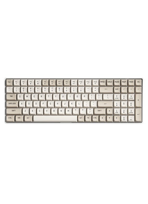 Darkflash GD100 Wireless Mechanical Gaming Keyboard, 100 Keys Layout, All Anti-Ghosting Keys, Supports Hot Swappable, PBT Dual Colour Keycaps, 1200mAH Battery, Gaming Keyboard