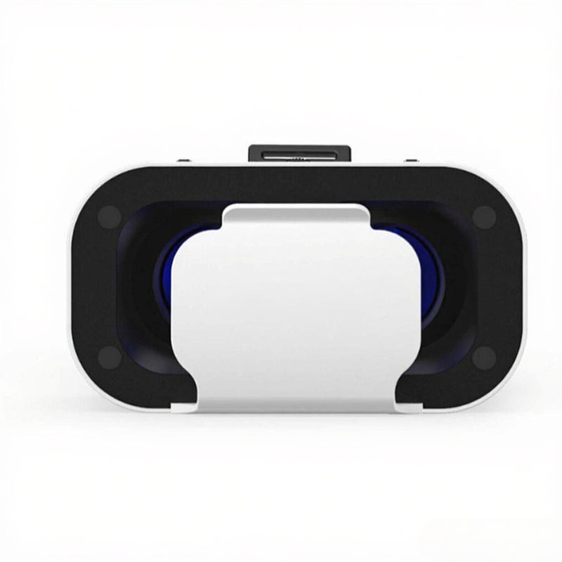 سماعة الواقع الافتراضي (VR): متوافقة مع الهواتف بحجم شاشة 4.7-6 بوصة، زاوية مجال الرؤية 85 درجة، قناع جلود PU قابل للتعديل - إطار ABS خفيف الوزن، تصميم مناسب لأصحاب الضعف البصري، سماعة الواقع الافتراضي ثلاثية الأبعاد للالعاب المنزلية ومشاهدة الأفلام ثلاثية الأبعاد - Image 1