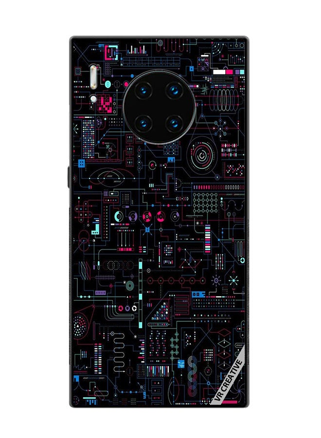VR CREATIVE Protective Case Cover For Huawei Mate 30 Pro Circuit Board Design Multicolour - Image 1