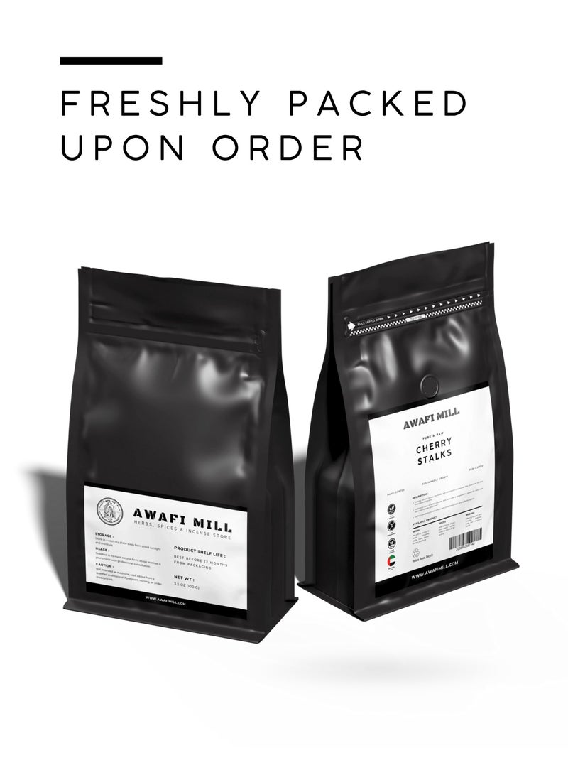 Awafi Mill Dried Cherry Stalks - Natural Cherry Stem Herbal Infusion - 100 g | 3.5 Oz - Image 5